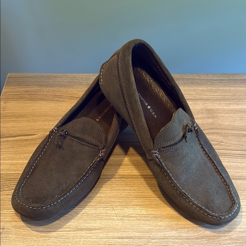 John Varvatos USA Suede Loafers